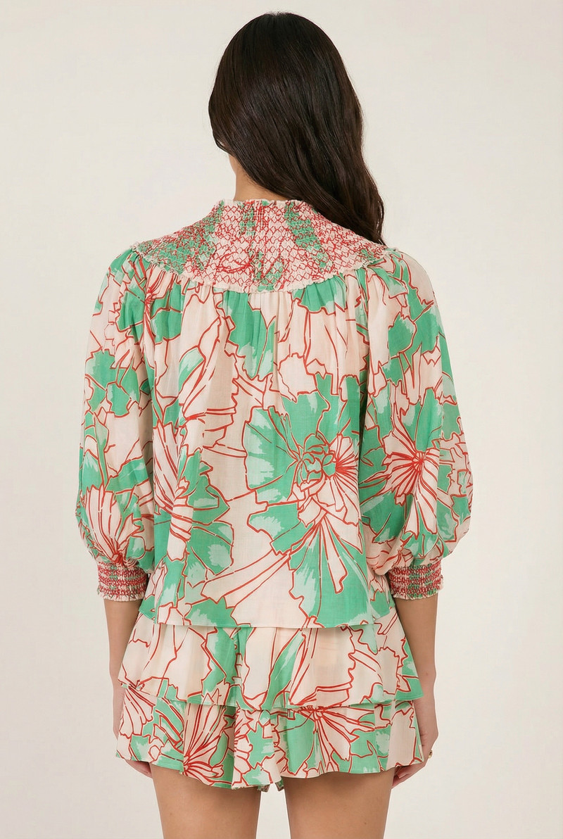 Blouse Ysee - Green Petal 4