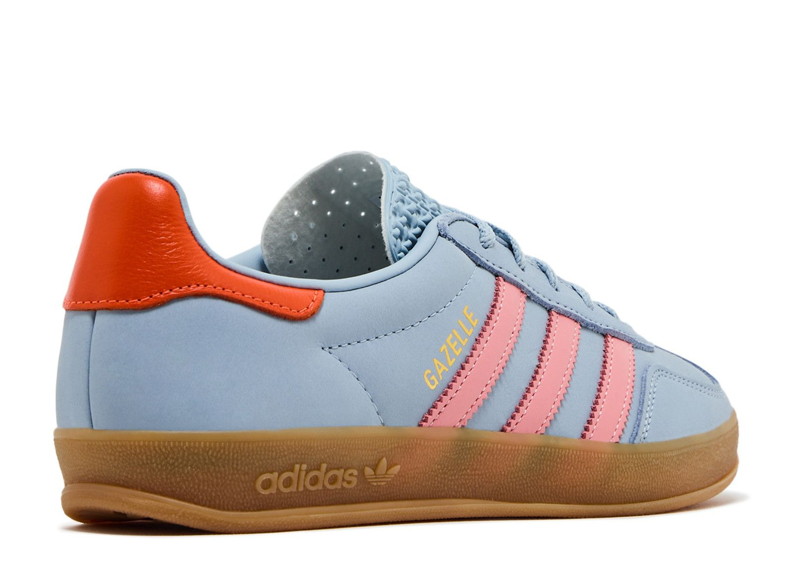 WMNS GAZELLE INDOOR 'WONDER BLUE SOLAR ORANGE' - 3