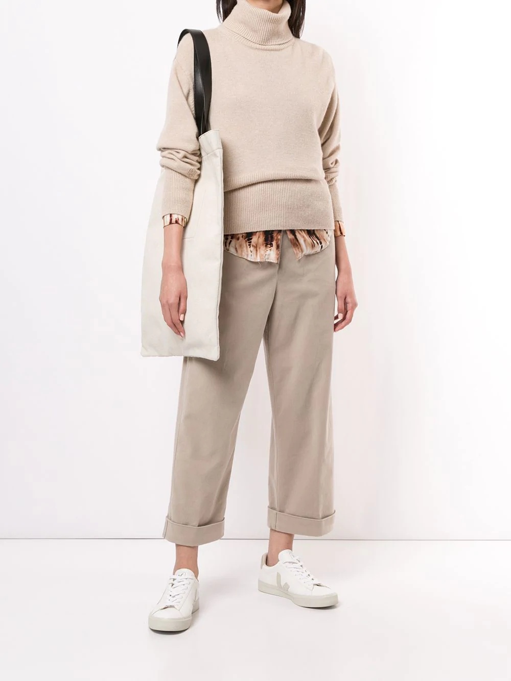 high-waisted wide trousers - 2