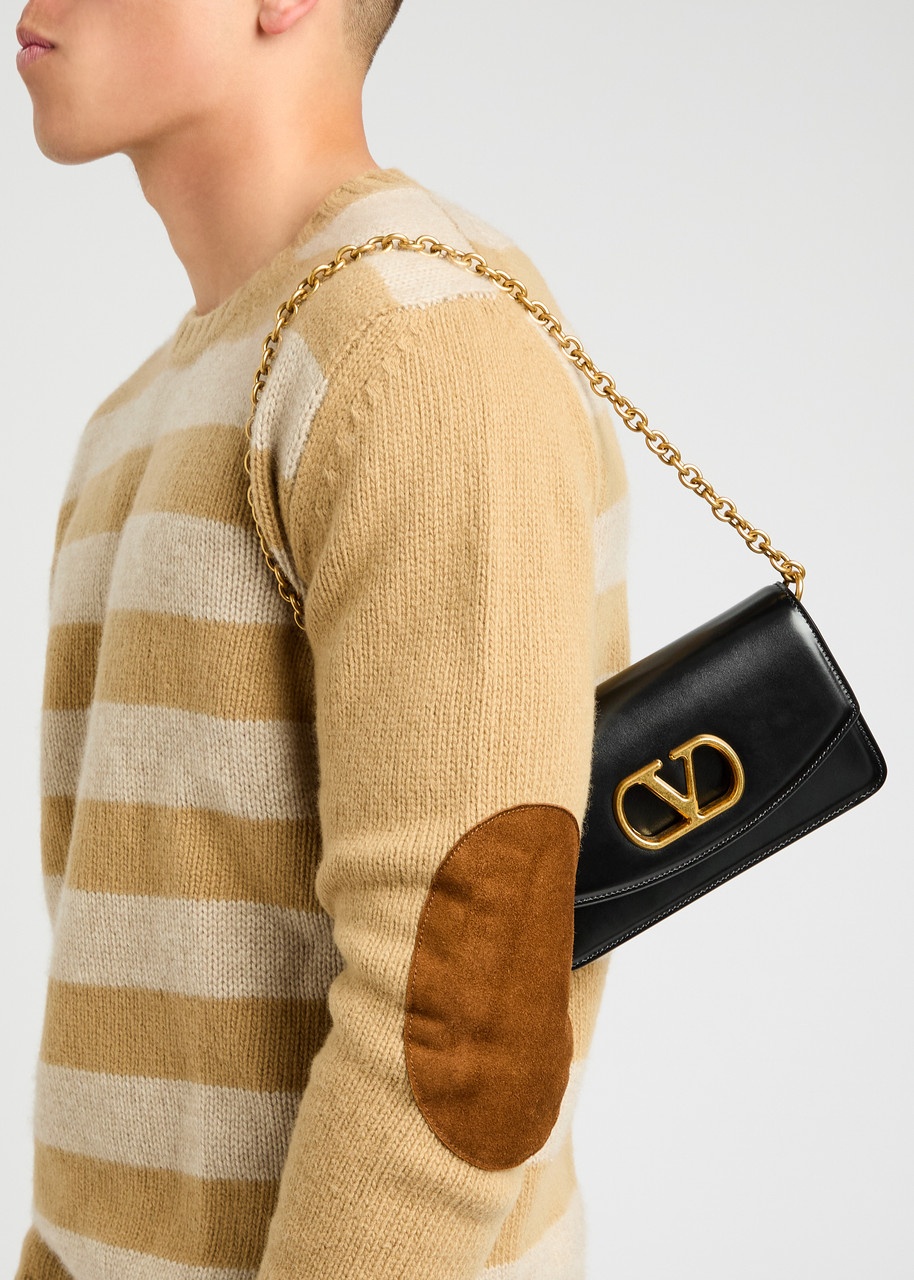 Valentino Garavani Vain Small Leather Clutch - 6