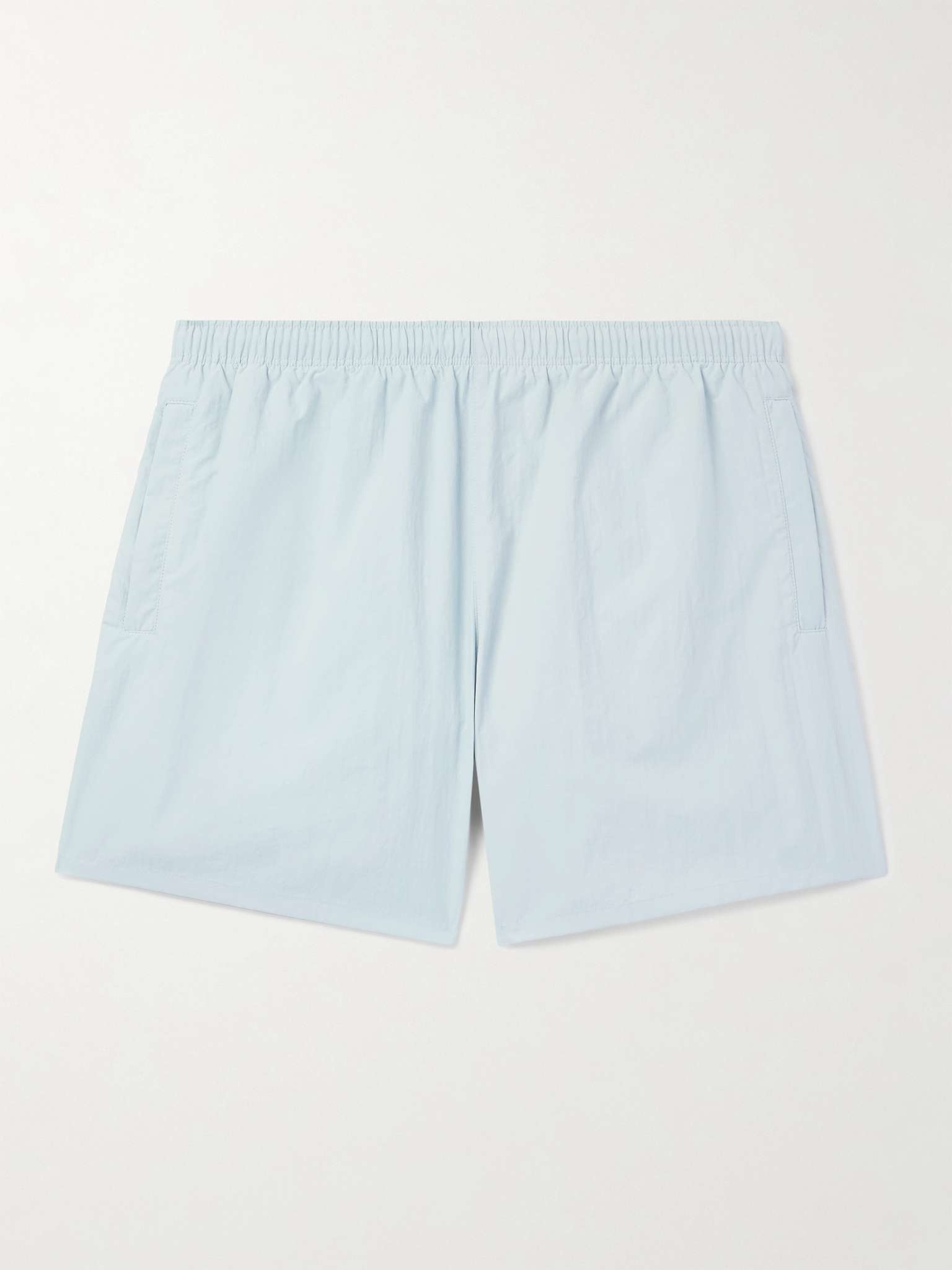Mid-Length Straight-Leg Swim Shorts - 1