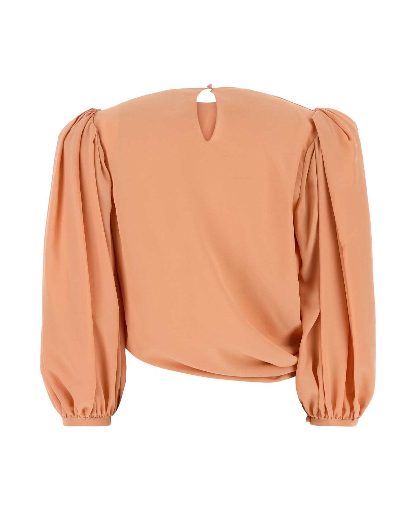 Pink Crepe Top - 2