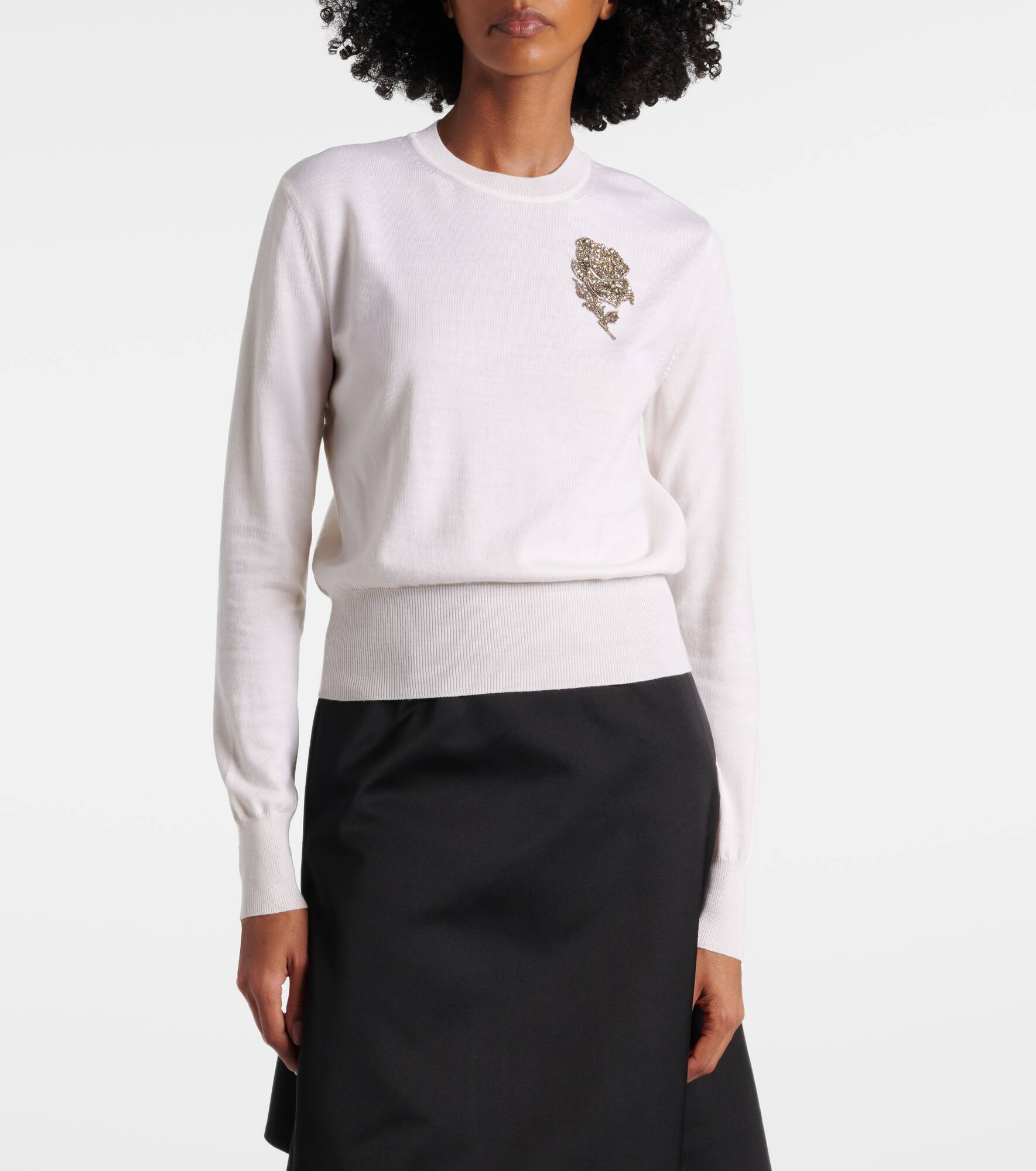 Beaded wool sweater - 5