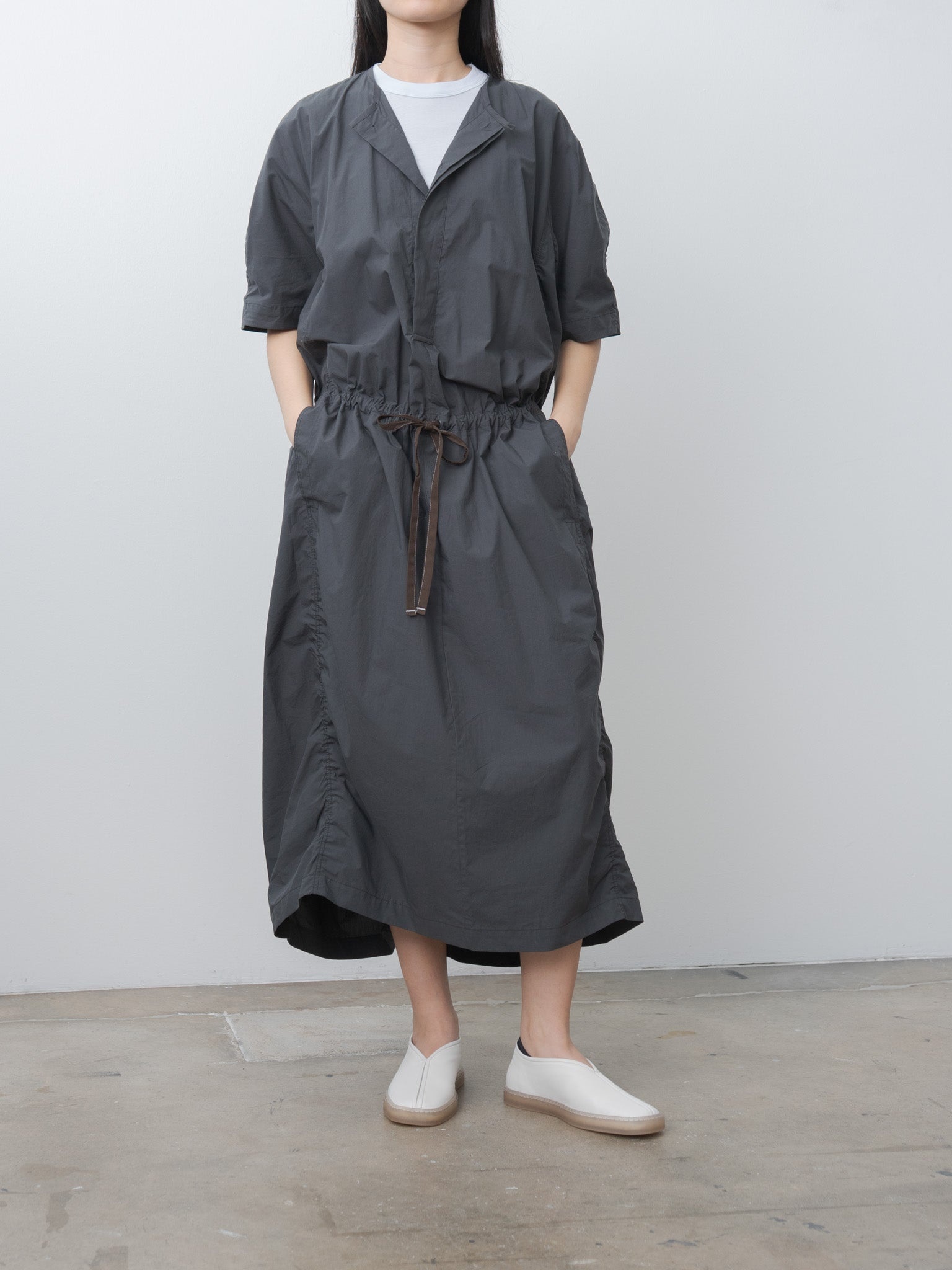Parachute Dress - Charcoal - 8