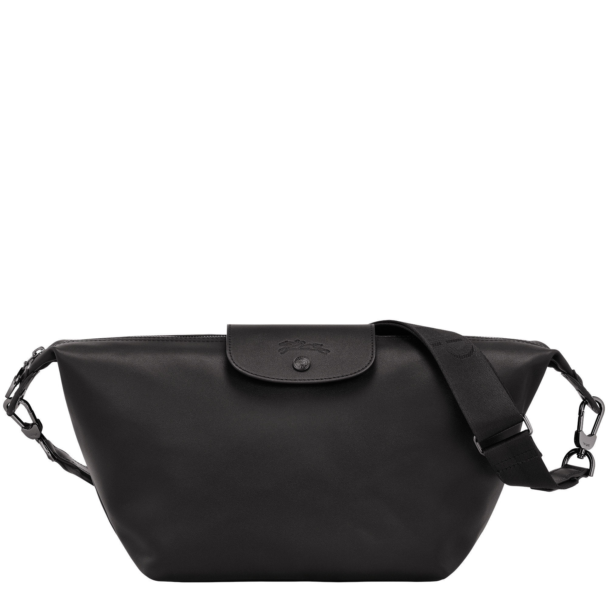 Longchamp Crossbody - Messenger bag Black Leather