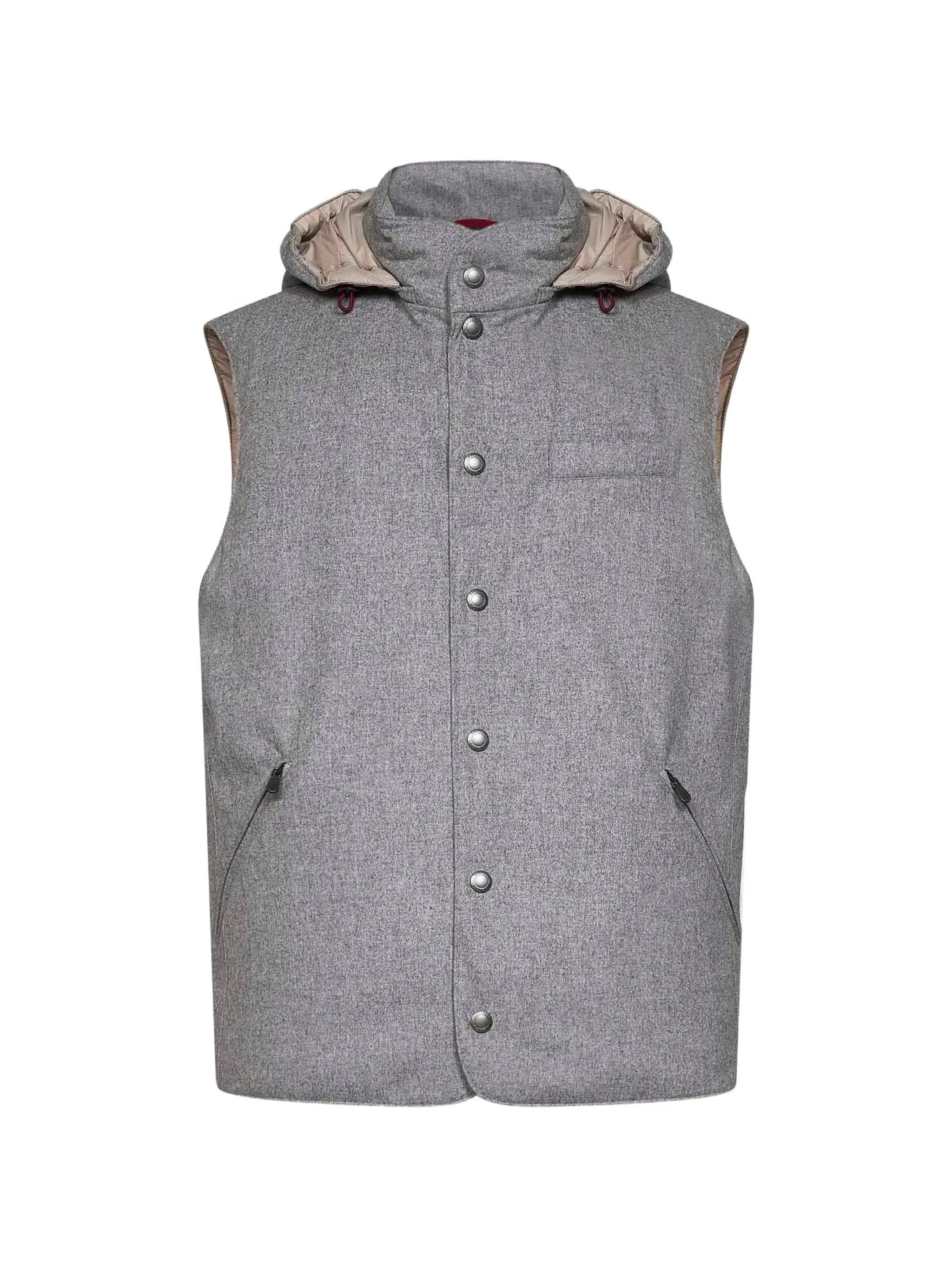 Brunello Cucinelli Hooded Padded Gilet - 1