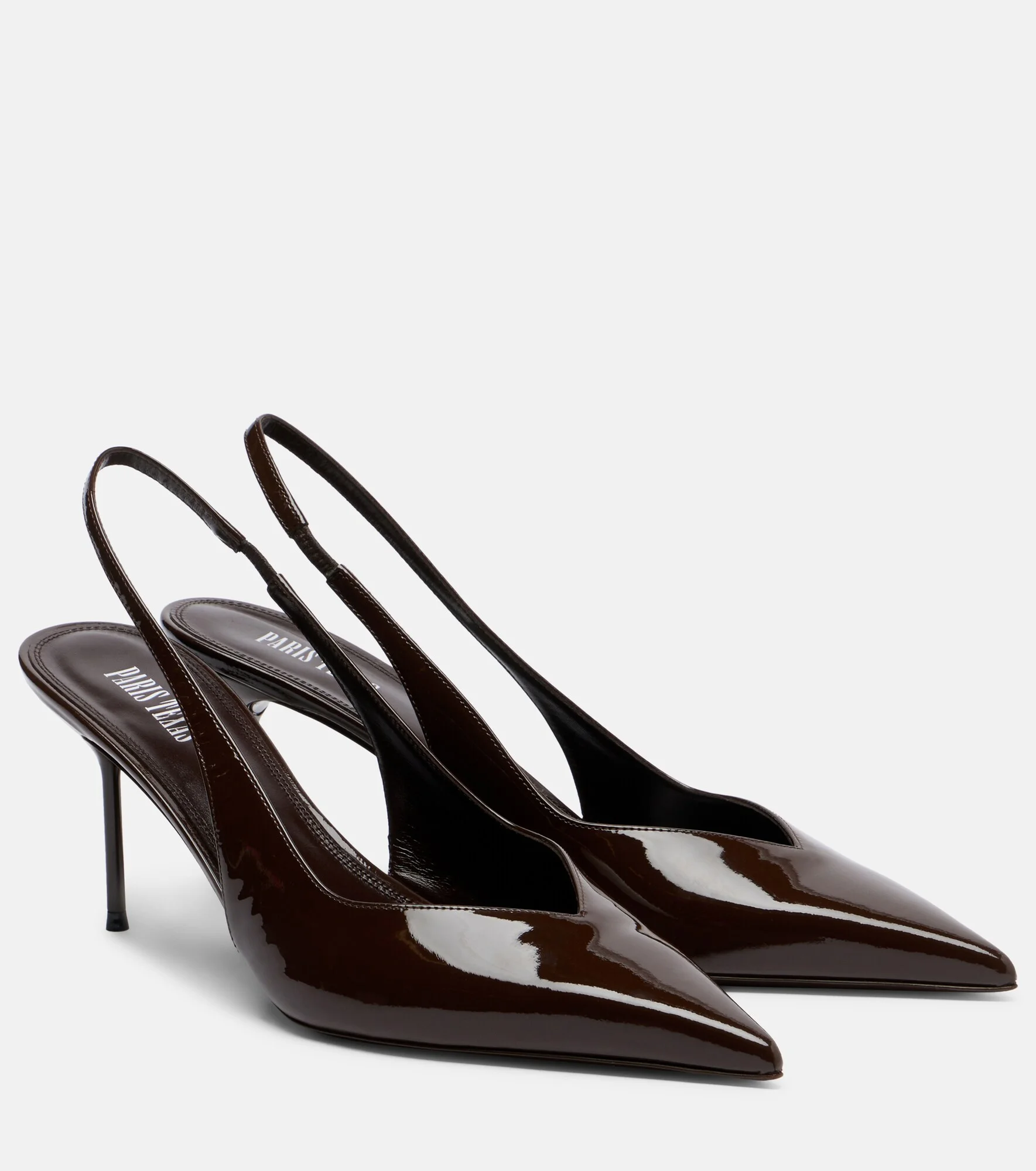Lidia patent leather slingback pumps - 1