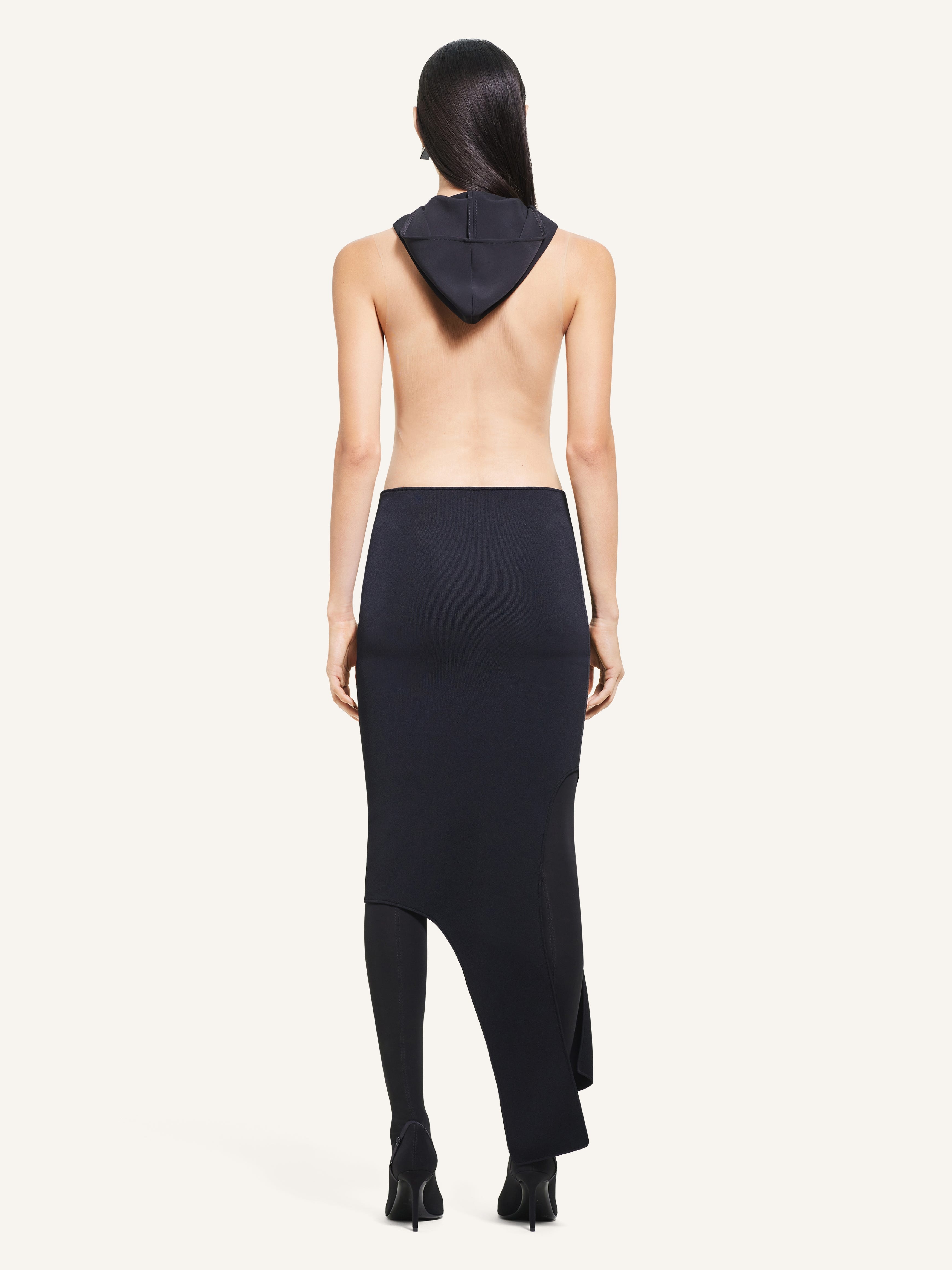 SLASH KNIT SKIRT - 4