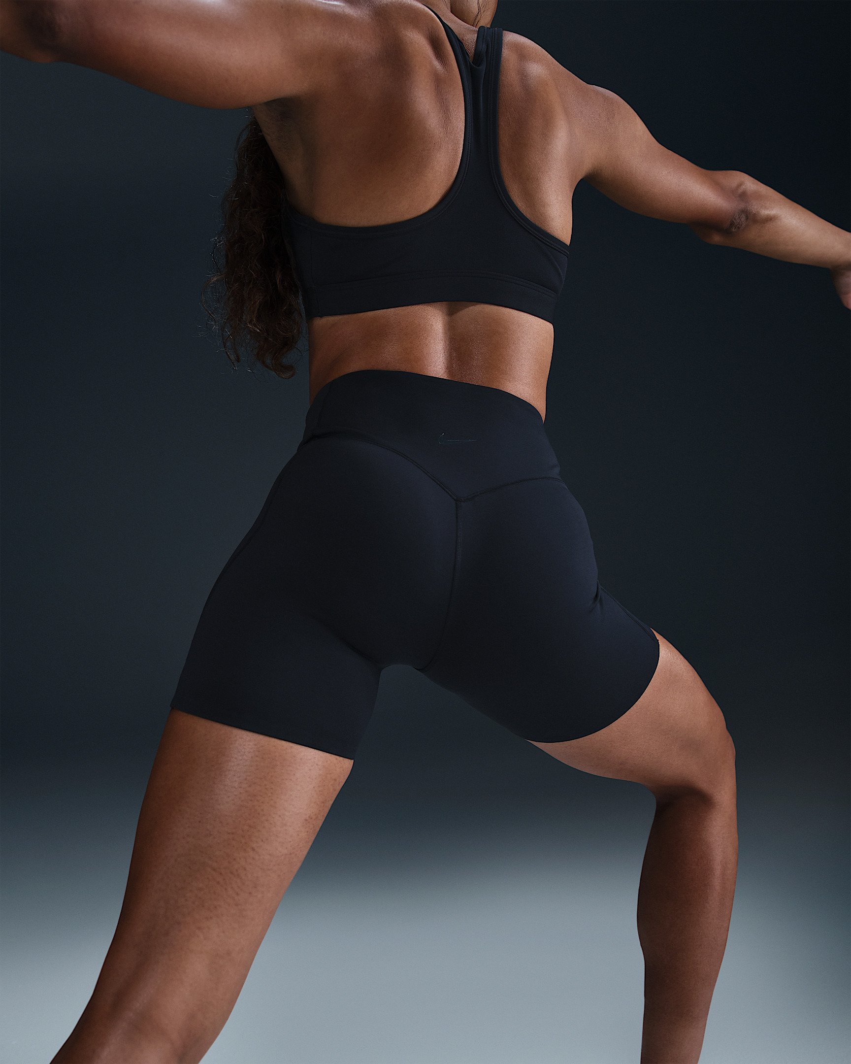 Nike Universa Women's Medium-Support High-Waisted 5" Biker Shorts with Pockets - 3