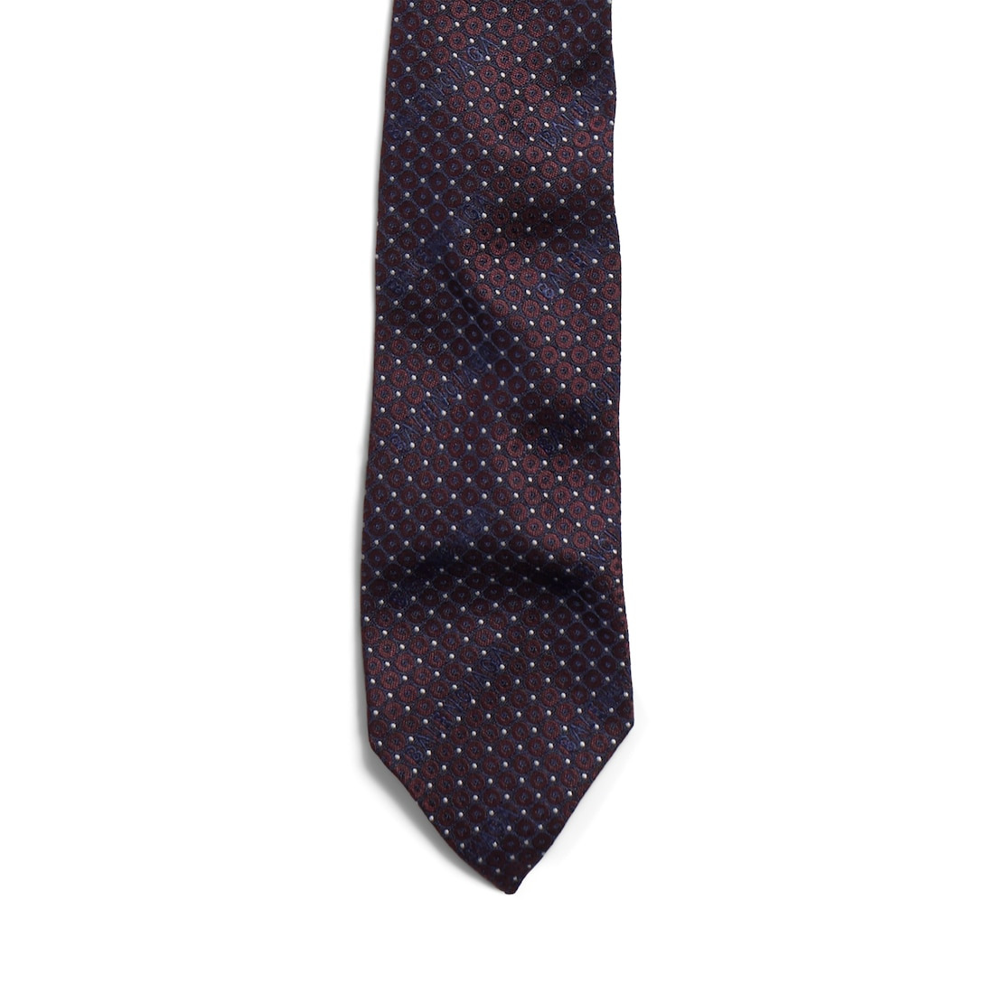 Men's Tie in Midnight Blue/red - 3