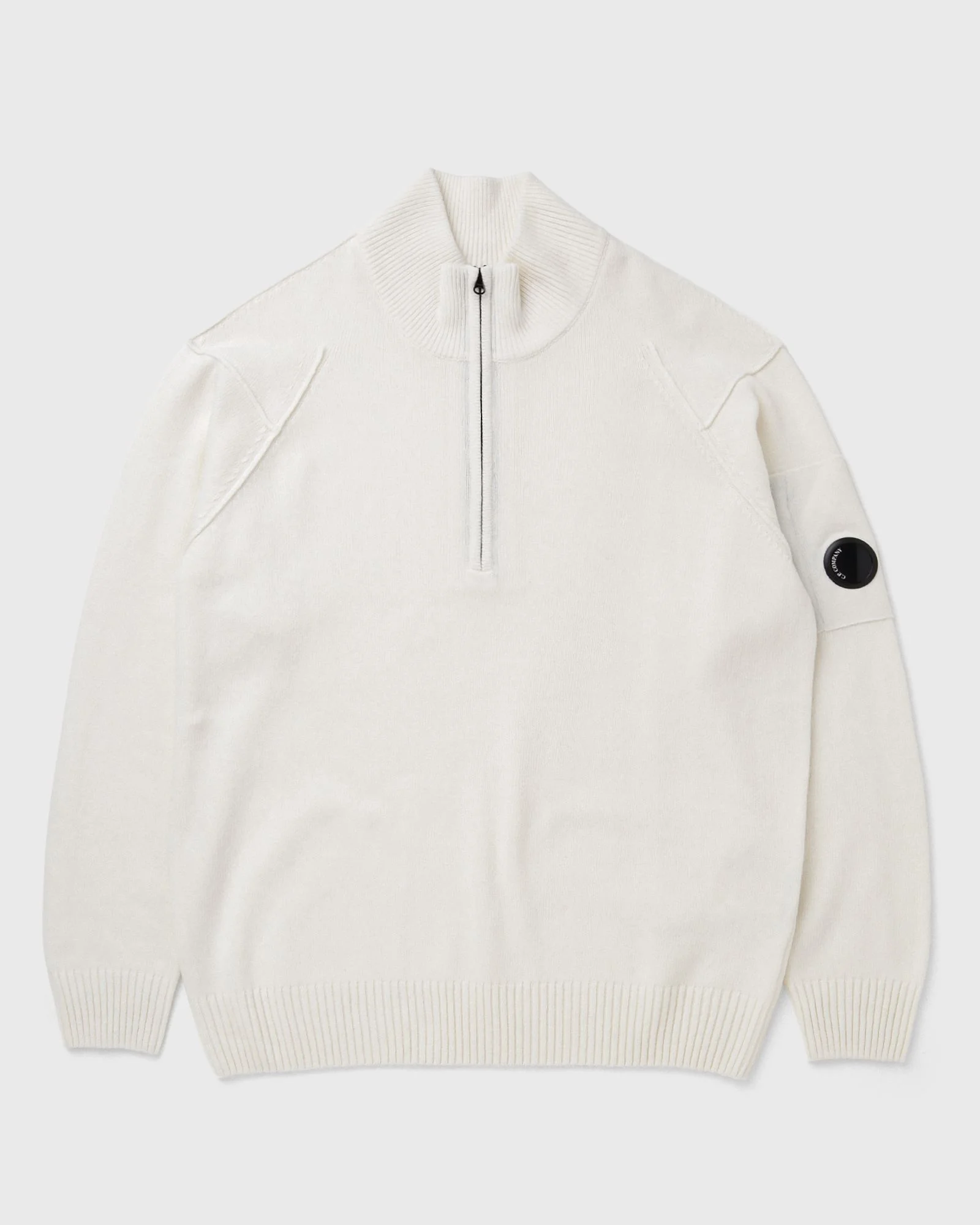 LAMBSWOOL GRS HALF ZIP SWEATER - 1