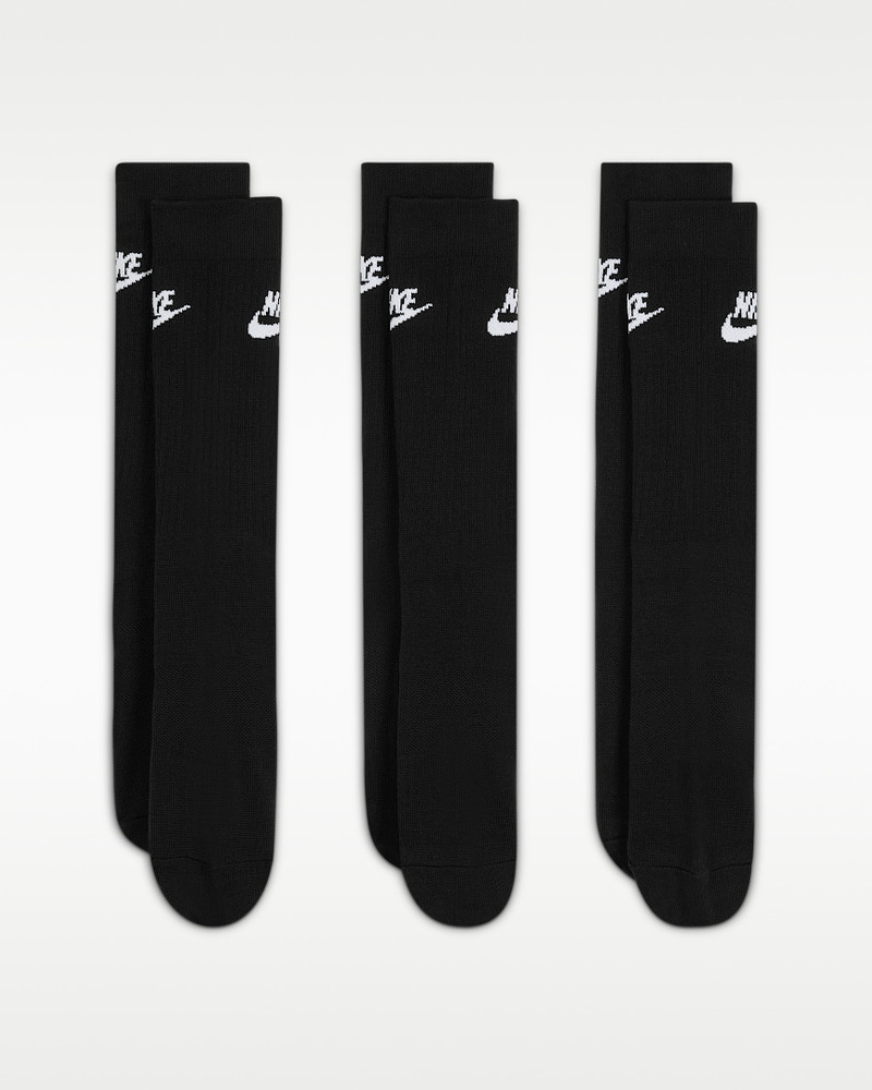 Nike Nike Sportswear Everyday Essential Crew Socks (3 Pairs) outlook