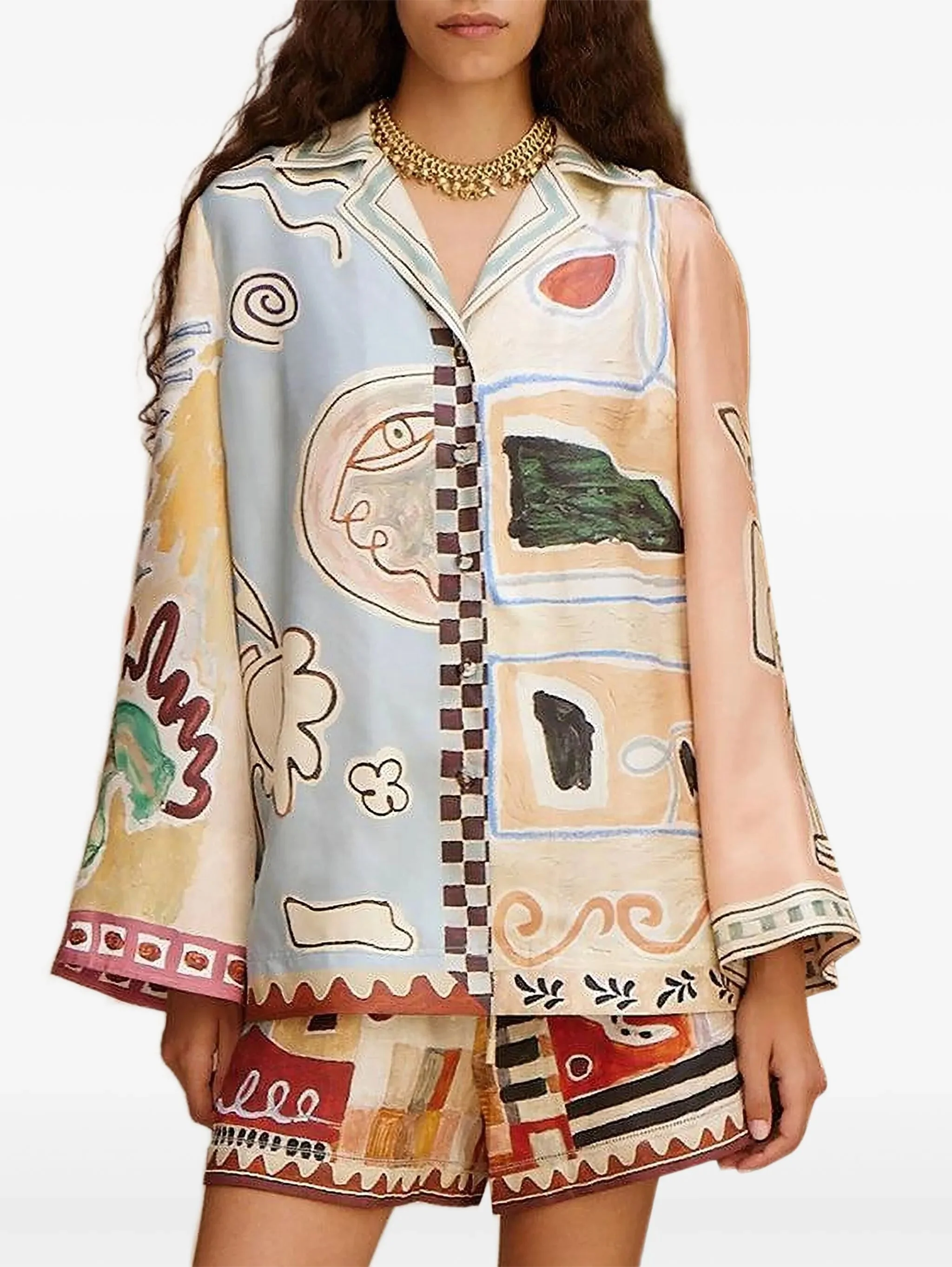 Alemais Michelle Silk Shirt - 1