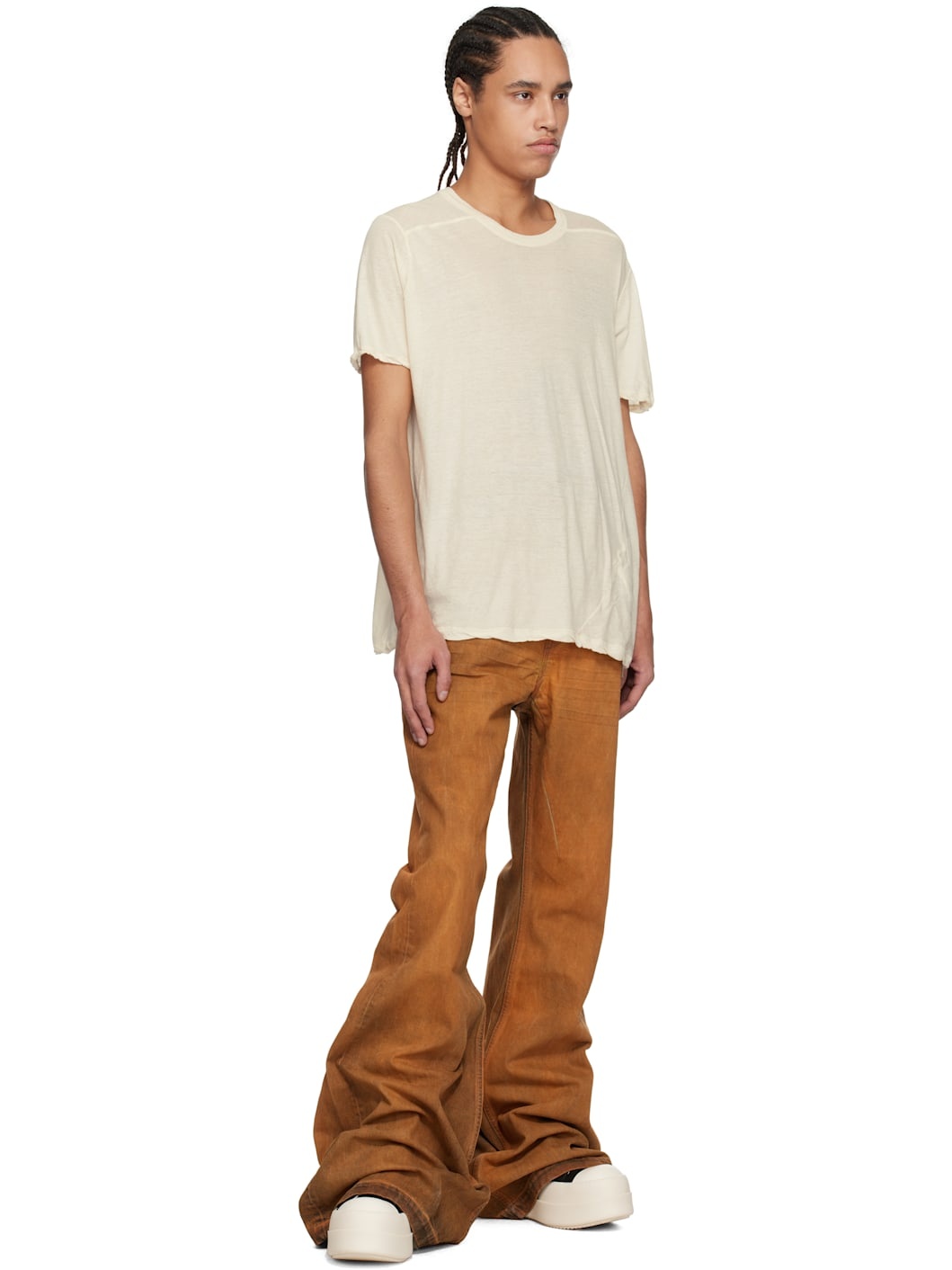 Orange Hollywood Bolan Bootcut Jeans - 4