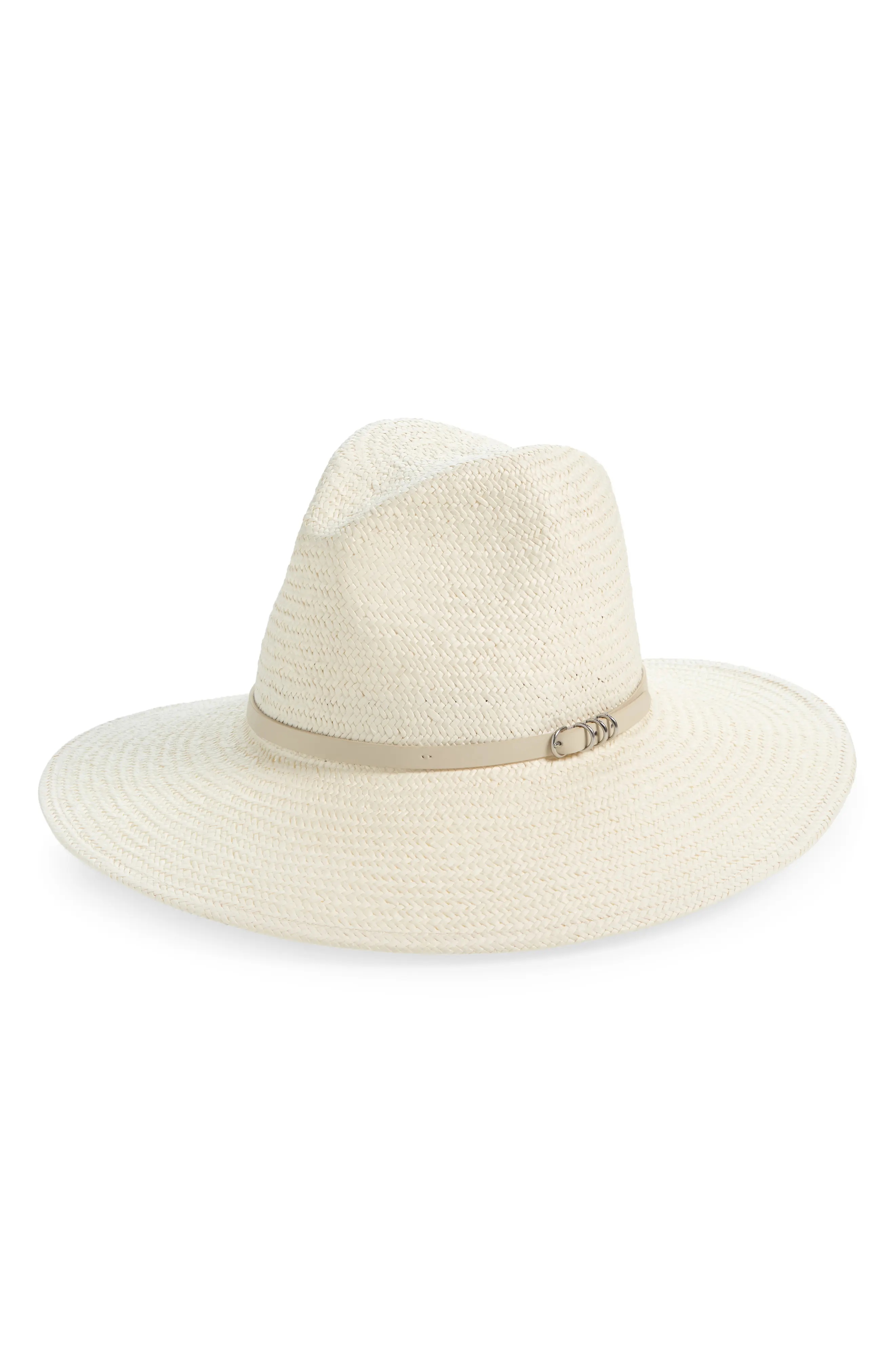 Spire Wide Brim Straw Fedora - 1