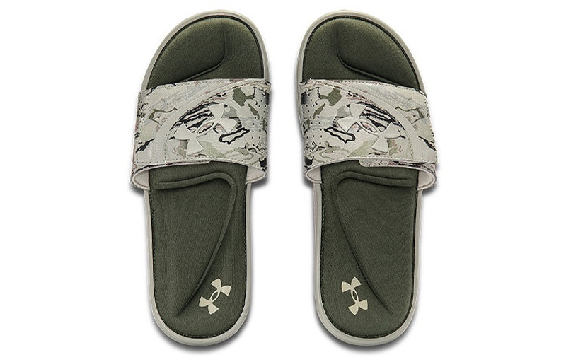 Under Armour Under Armour Ignite 6 Graphic Strap Slide 'Khaki Base Camo' 3024450-200 outlook