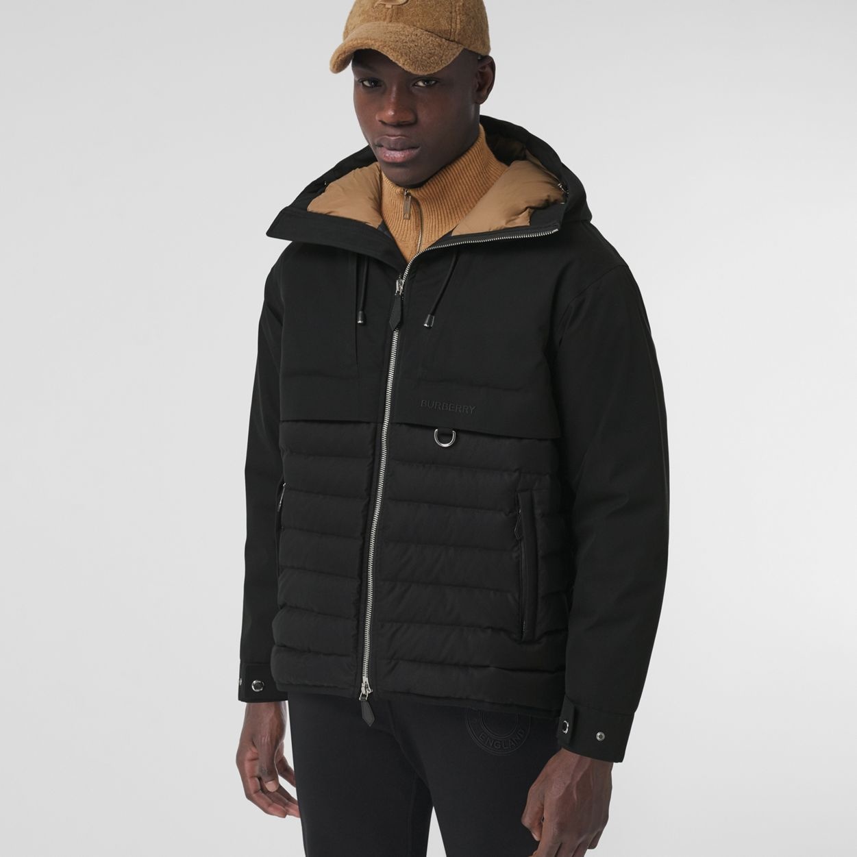 Down-filled Cotton Hooded Jacket - 6