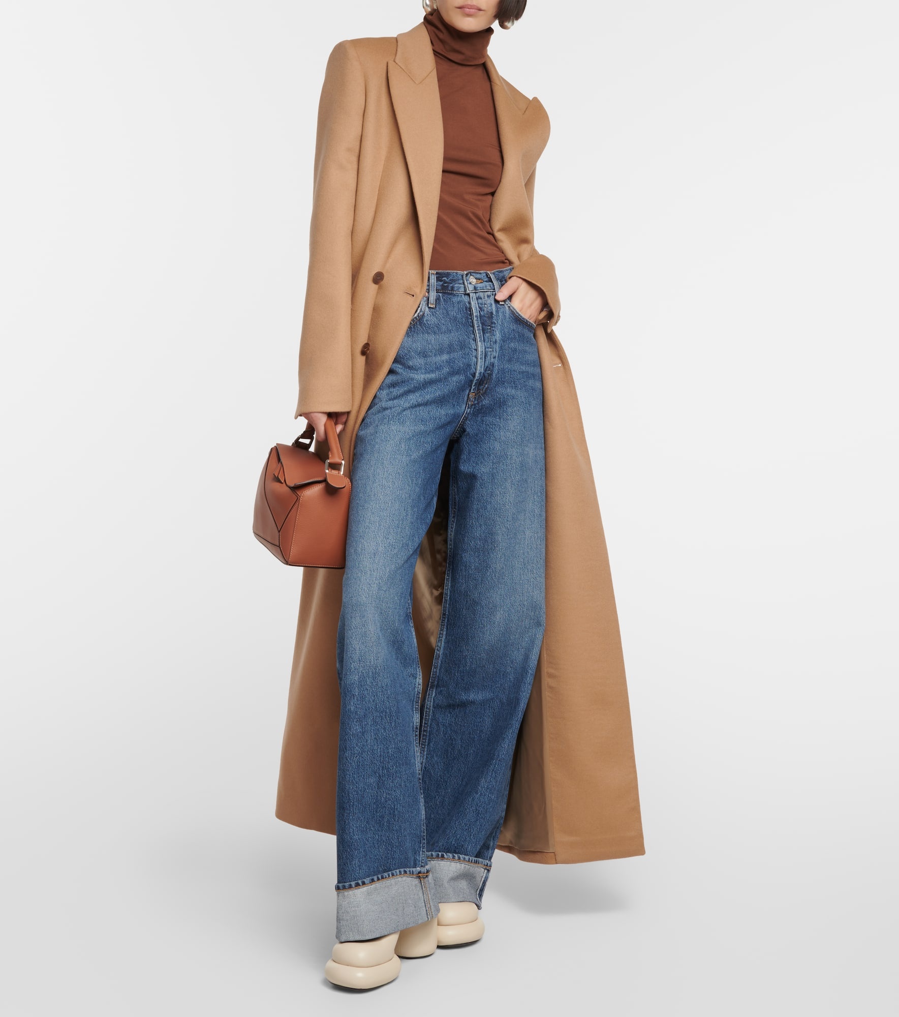 Dame high-rise wide-leg jeans - 2