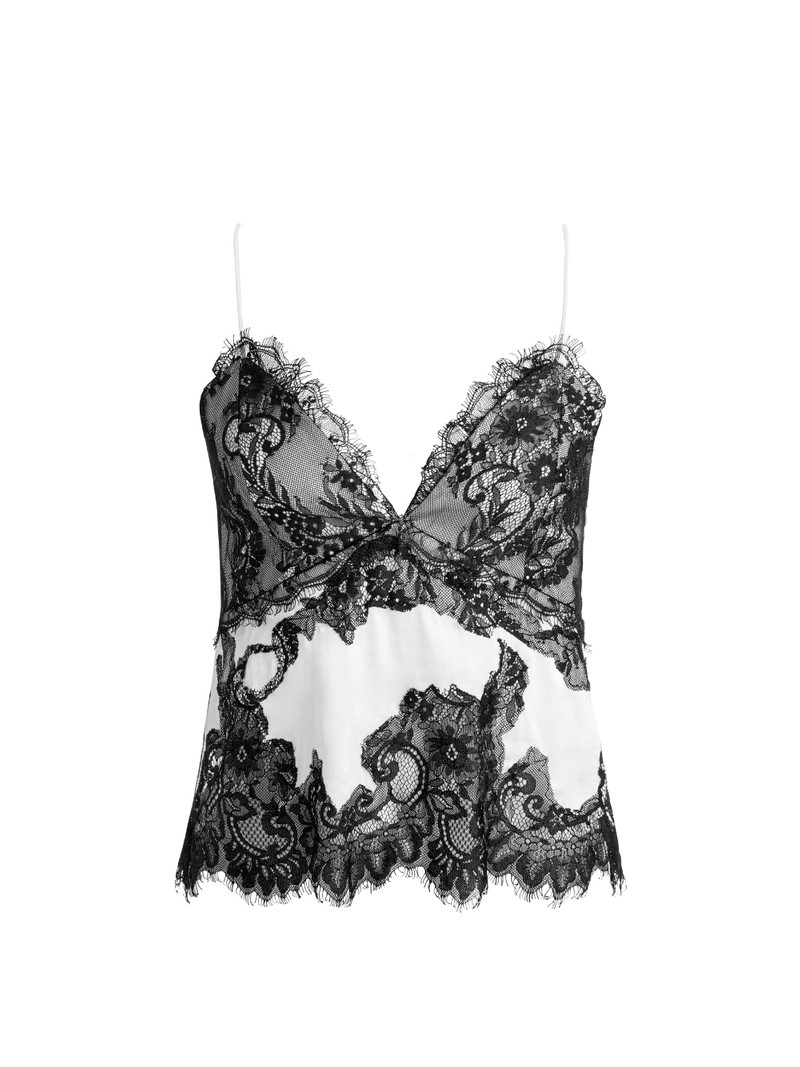 KATJA CUTAWAY LACE SLIP TOP 1