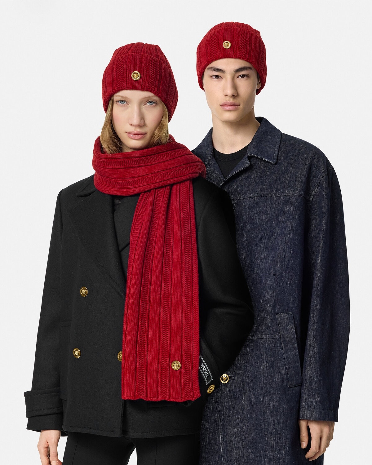 Medusa Ribbed Knit Beanie - 3