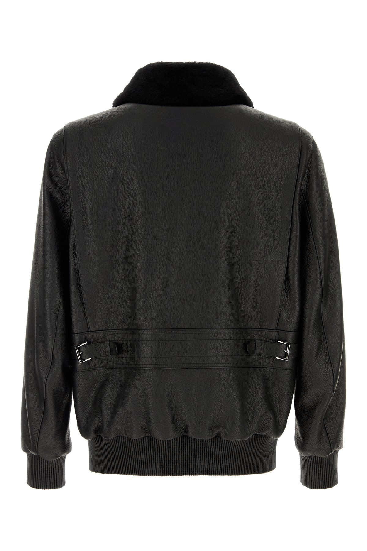Black leather jacket - 2