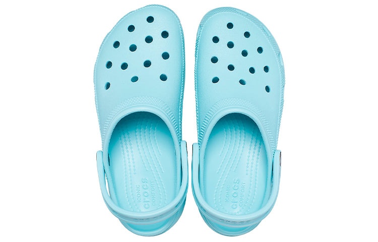 (WMNS) Crocs Classic Platform Clog 'Pure Water' 206750-4SS - 5