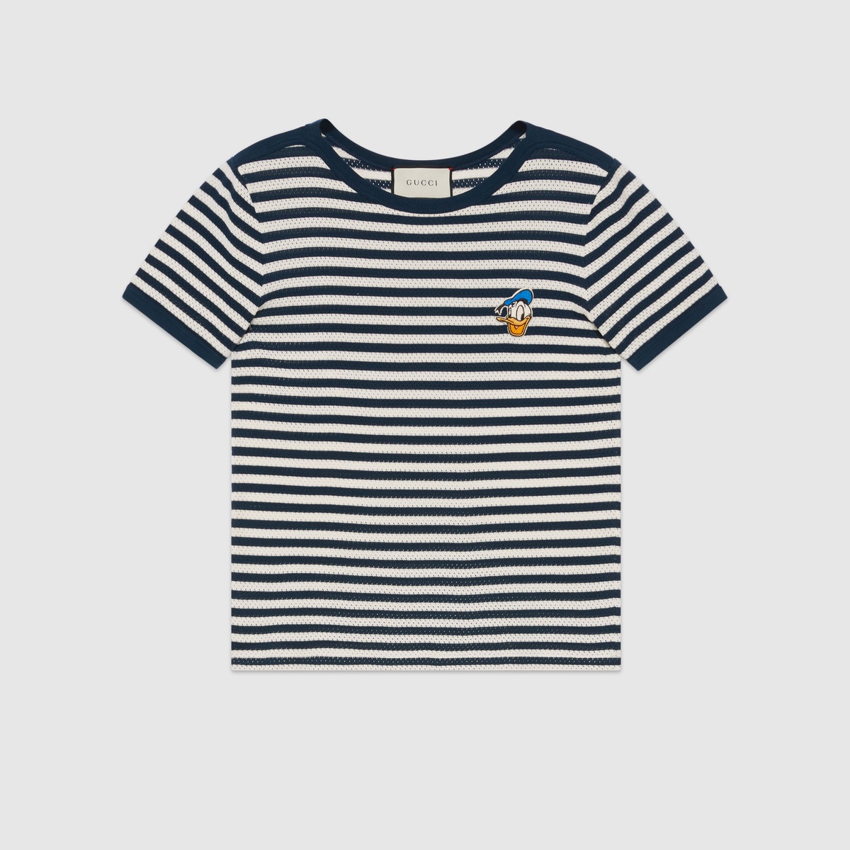 Disney x Gucci Donald Duck Striped T-shirt - 2