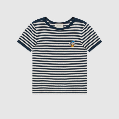 GUCCI Disney x Gucci Donald Duck Striped T-shirt outlook