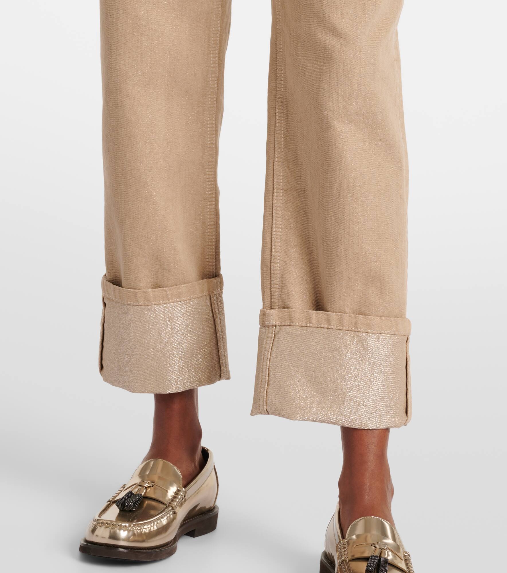 Mid-rise straight jeans - 5