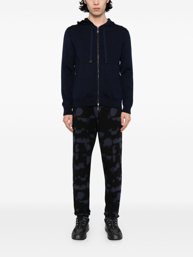 MOOSE KNUCKLES appliqué-logo cotton track pants outlook