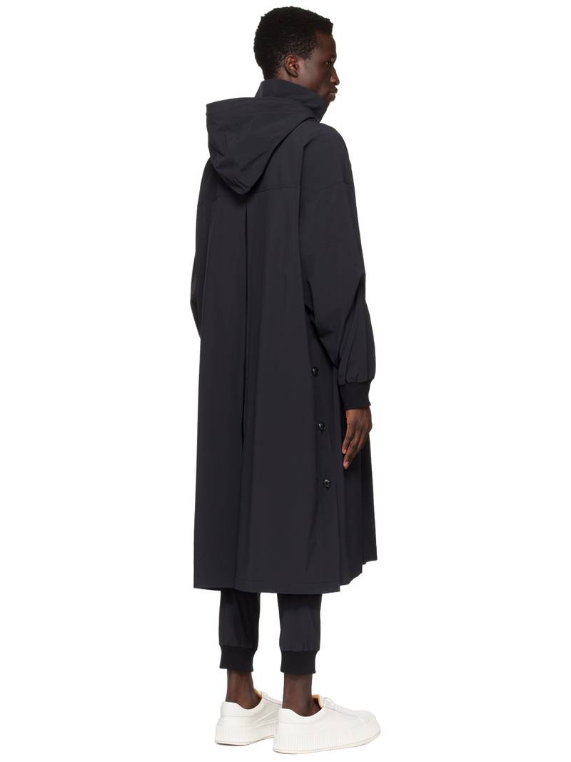 Black Water-Repellent Coat 3