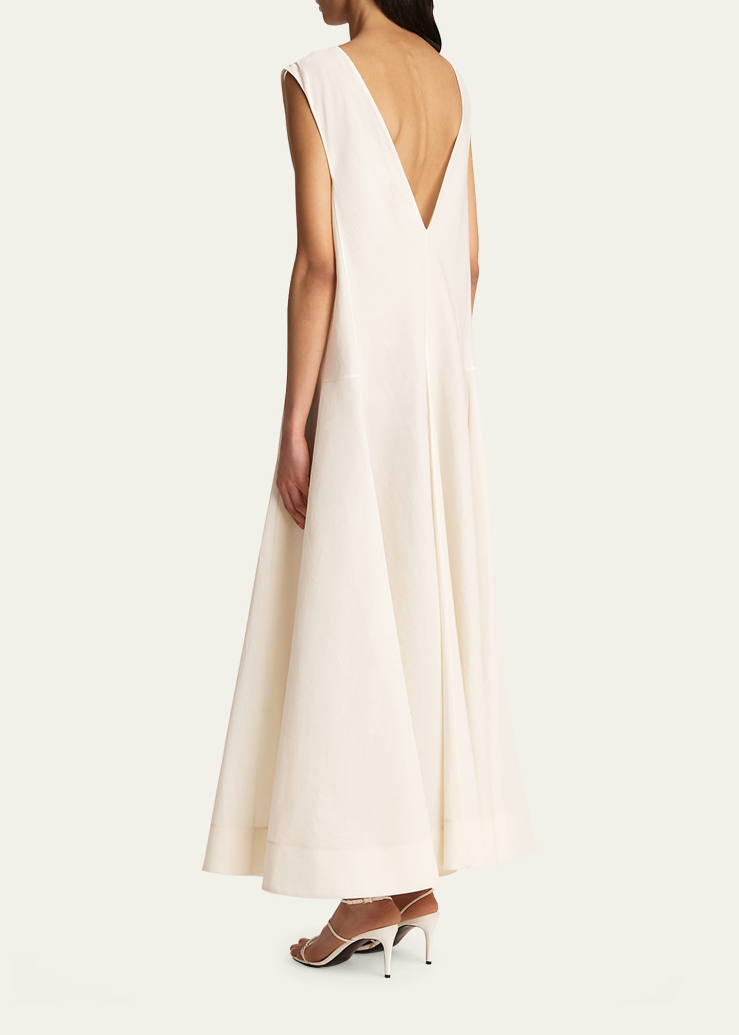 Mellie Open-Back Sleeveless A-Line Maxi Dress - 3