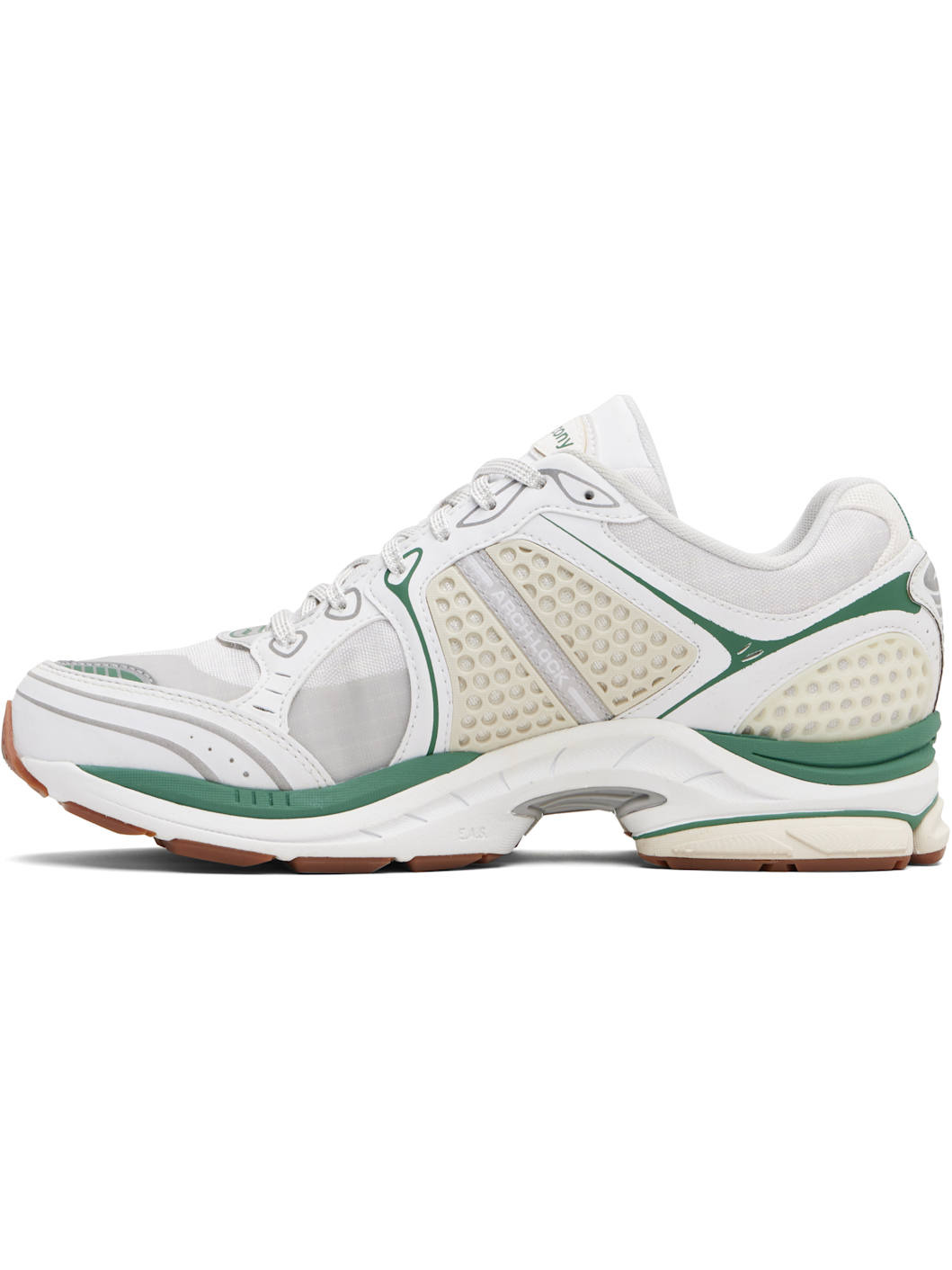 White & Green ProGrid Triumph 4 Sneakers - 3