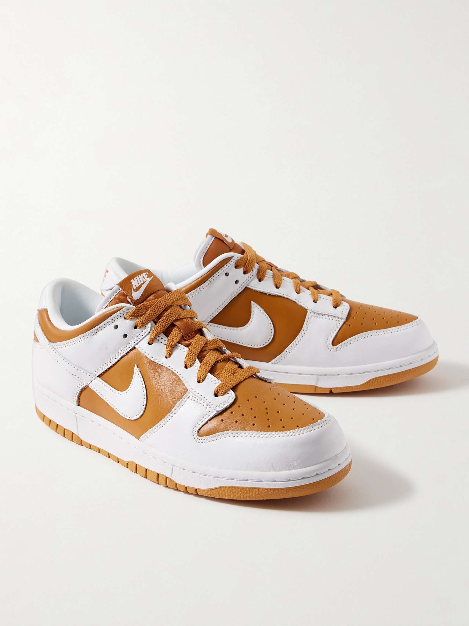 Dunk Low QS Leather Sneakers - 4