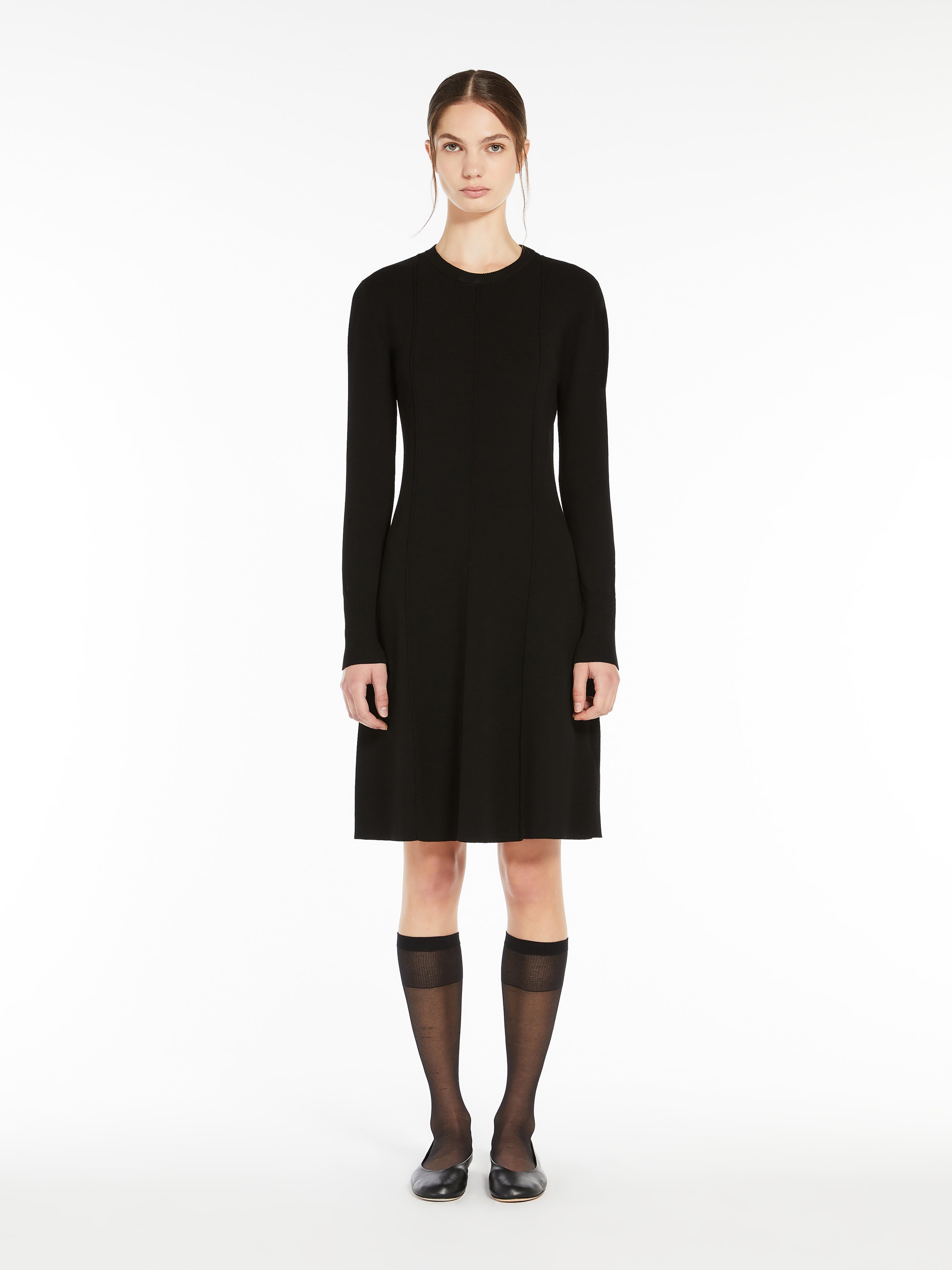 USCIO Stretch viscose knit dress - 3