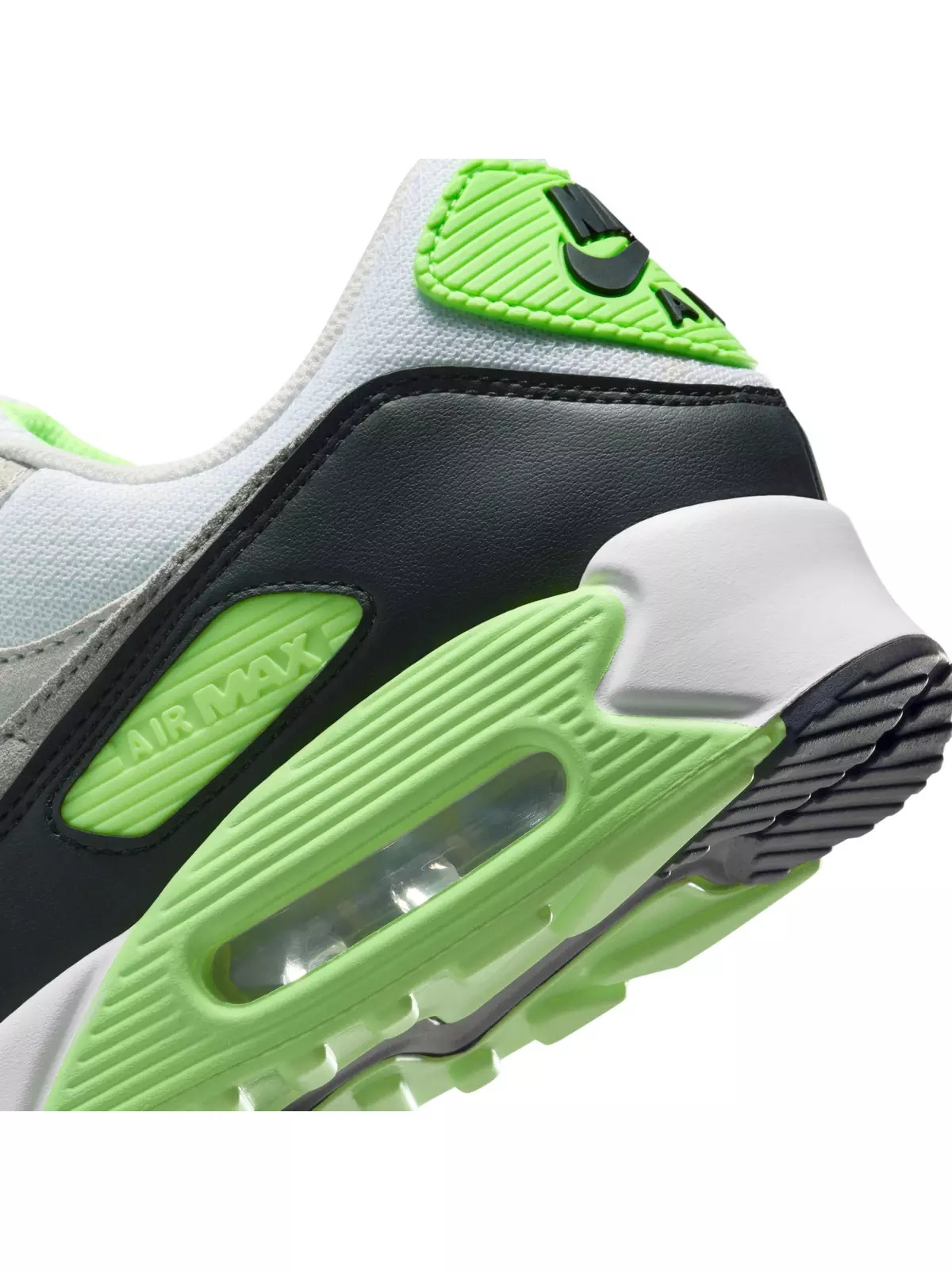 Air Max 90 "White/Light Bone/Neutral Olive/Cave Stone" Men's Shoe - 8
