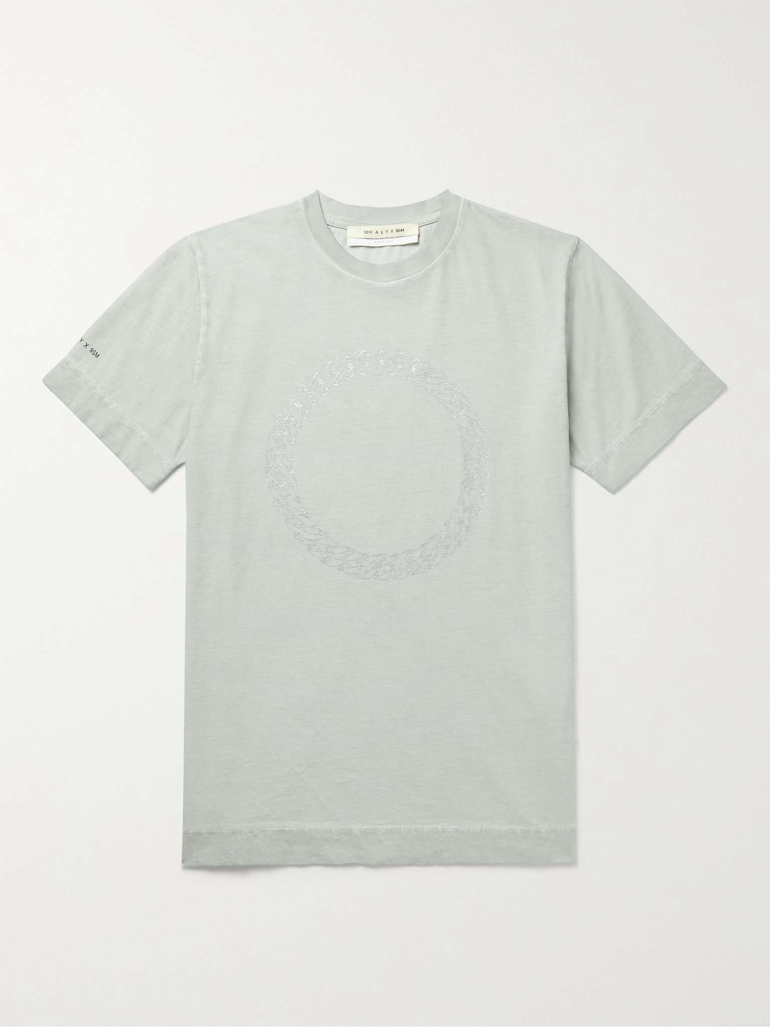 Printed Cotton-Jersey T-Shirt - 1