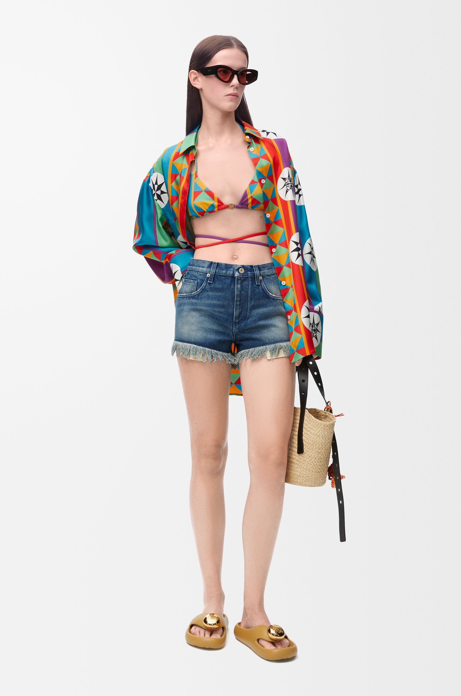 Bikini top in technical jersey - 2