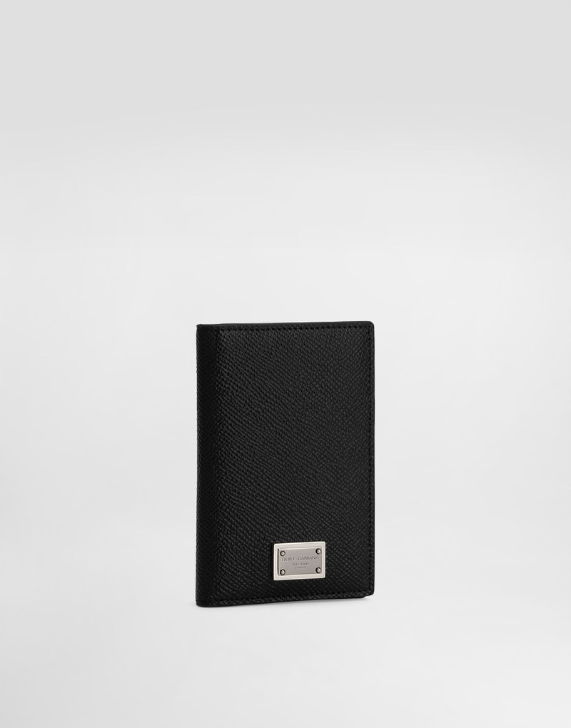 Dolce & Gabbana Dauphine-print calfskin bifold card holder outlook