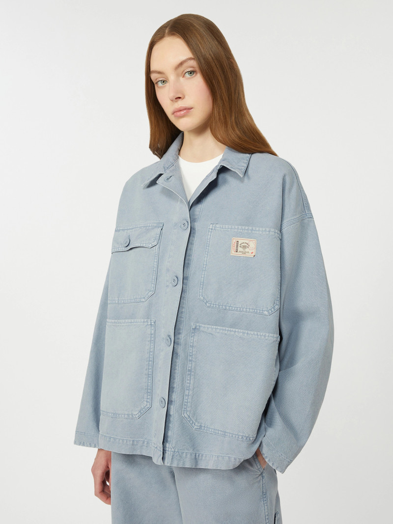 ALBUM Cotton canvas workwear jacket - LIGHT BLUE 5