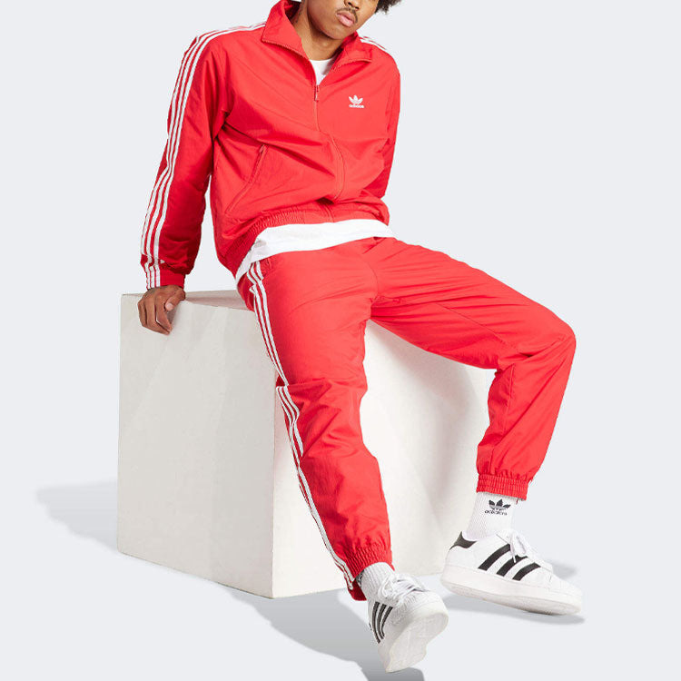 adidas originals Adicolor Firebird Track Top Asia Sizing 'Red' IT2495 - 4