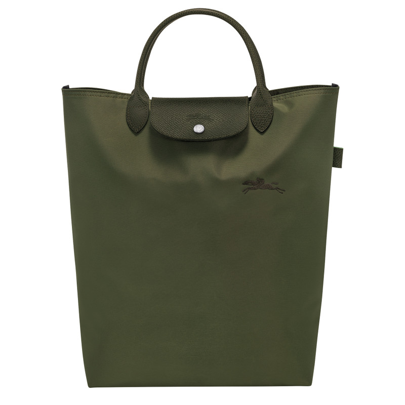 Le Pliage Green M Tote bag Forest - Canvas 1