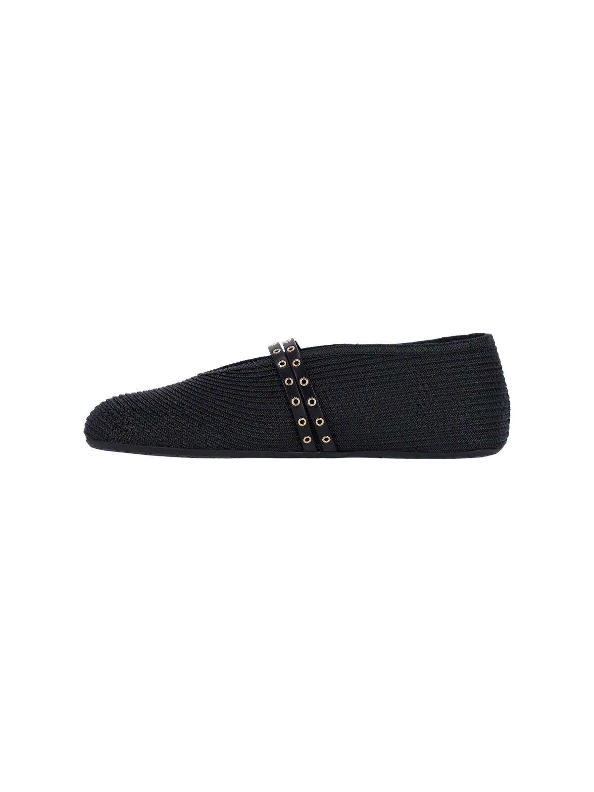 STRAW BALLET FLATS "FLAT" - 3