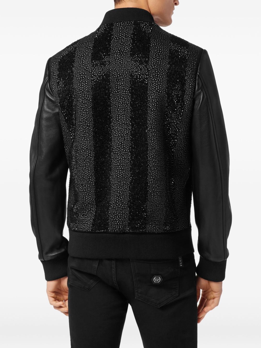 embellished bomber jacket - 4