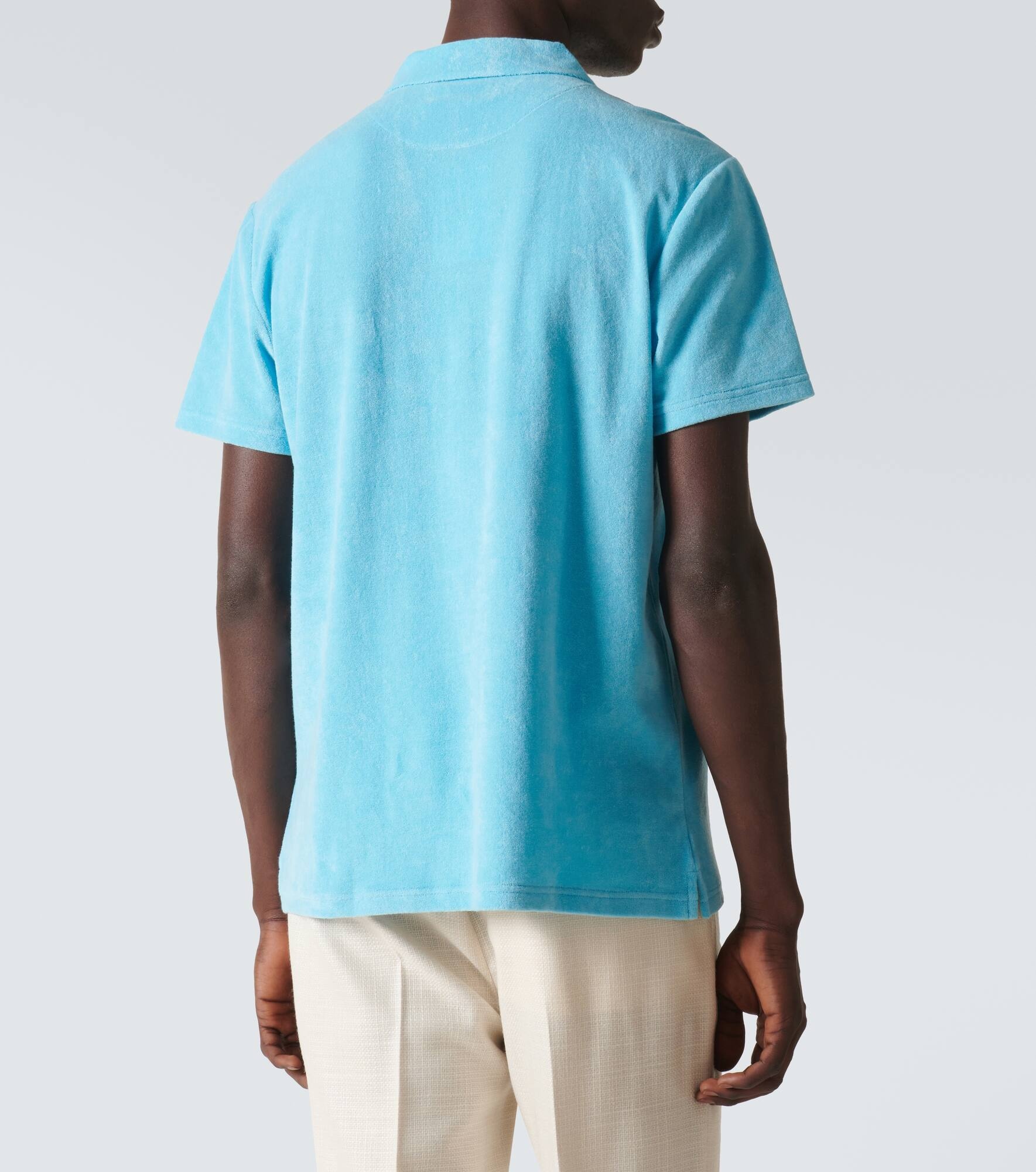 Phoenix cotton-blend terry polo shirt - 4