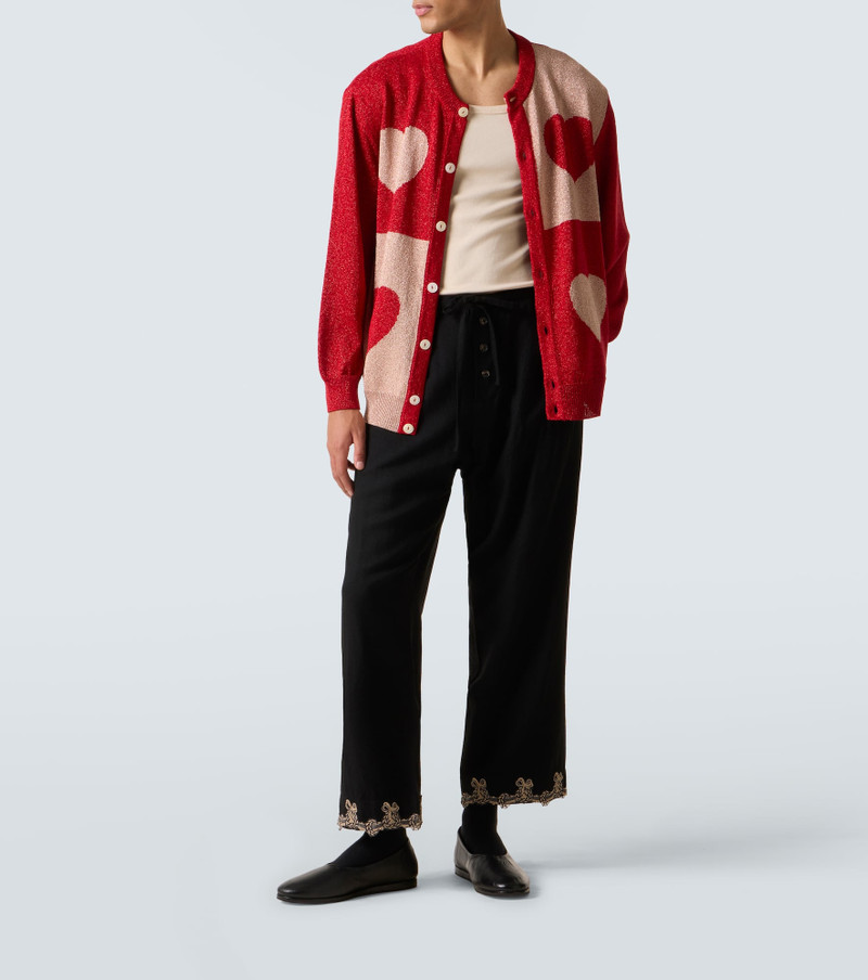 BODE Lamé jacquard cardigan outlook