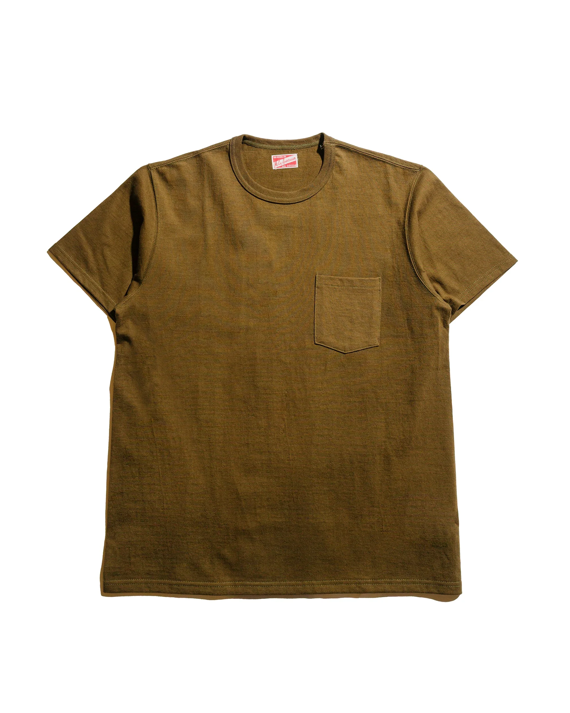 MC22006 Pocket Tee Olive - 1
