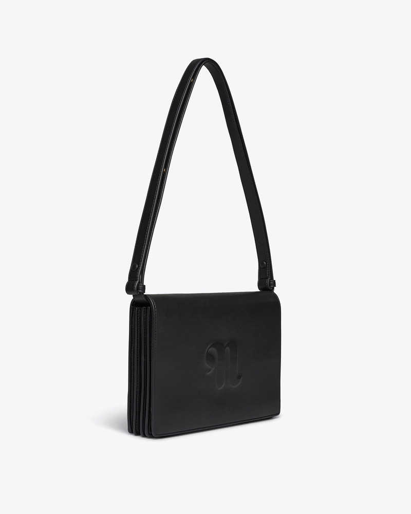 Nanushka THE CONCERTINA LARGE - Alt-nappa shoulder bag - Black outlook