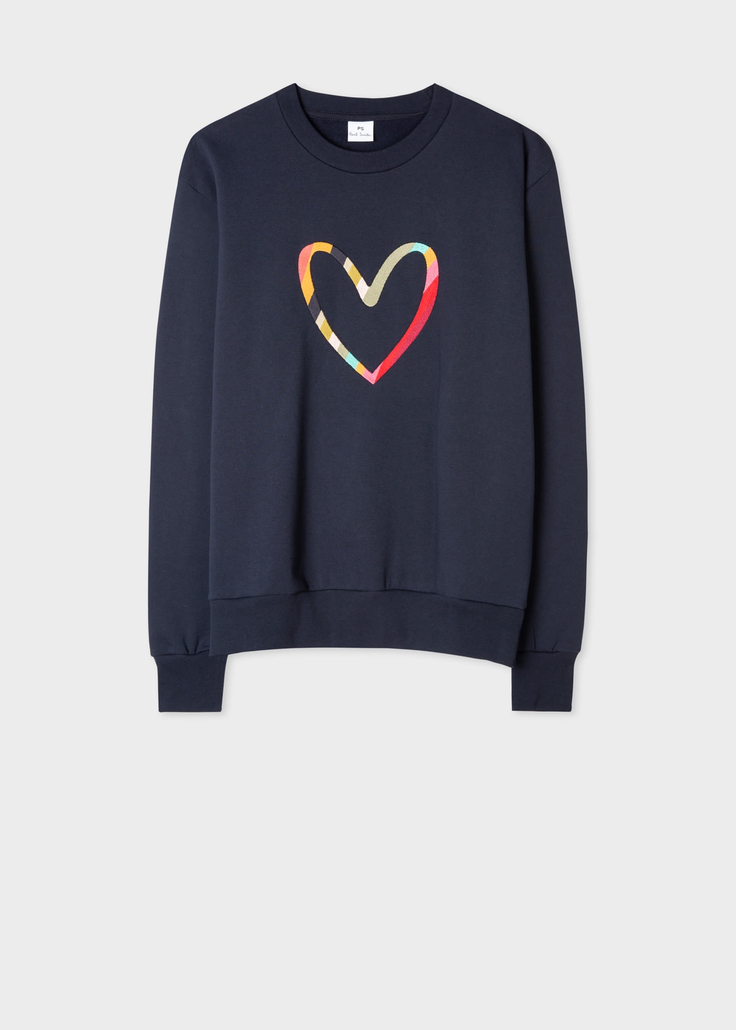 Embroidered 'Swirl Heart' Sweatshirt - 1