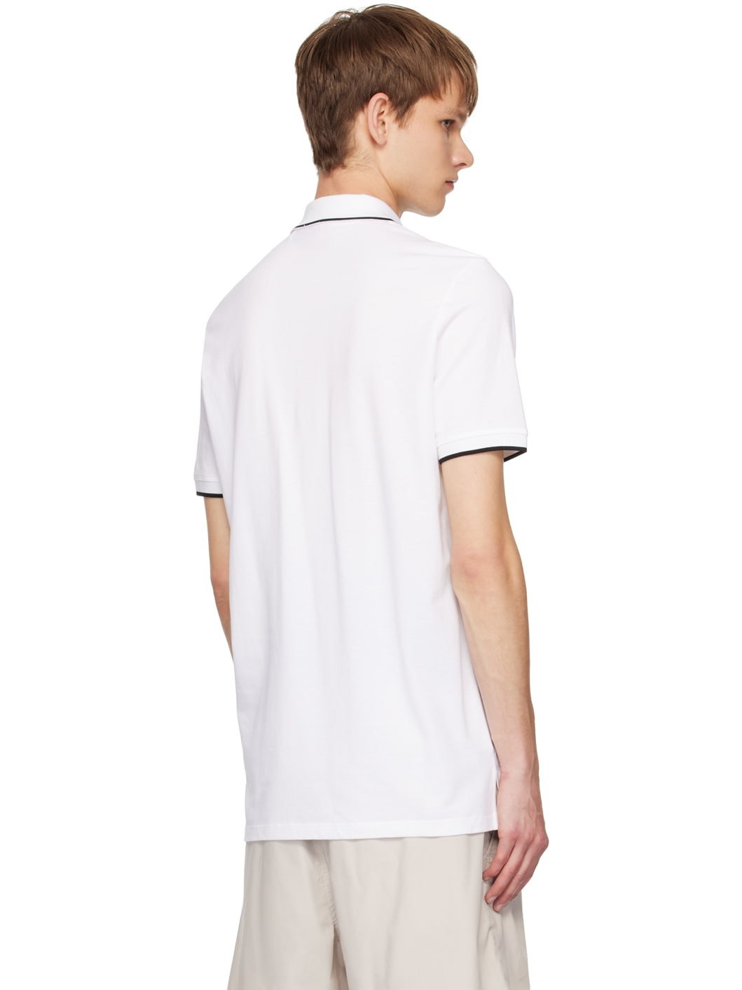 White Bonded Polo - 3
